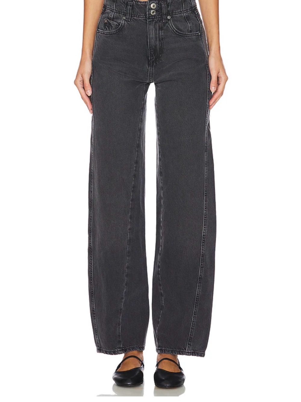 Free People We The Free Aster High Rise Straight Leg Jean sz 31